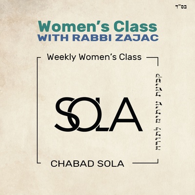 Woman's Class With Rabbi Zajac