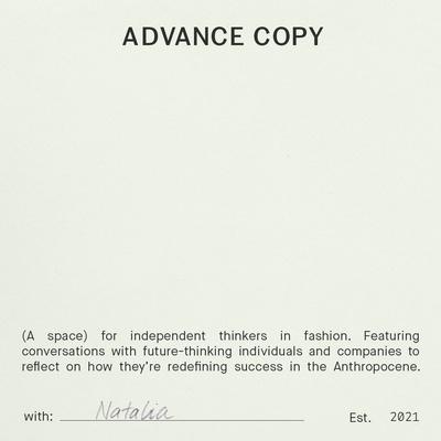 Advance Copy